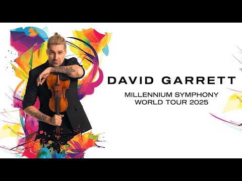 David Garrett auf Millennium Symphony Tour 2025 live in Deutschland &amp; Österreich