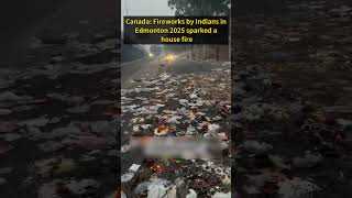 US: NJ Indian diaspora set off unauthorized Diwali 2025 fireworks, causing garbage pollution.