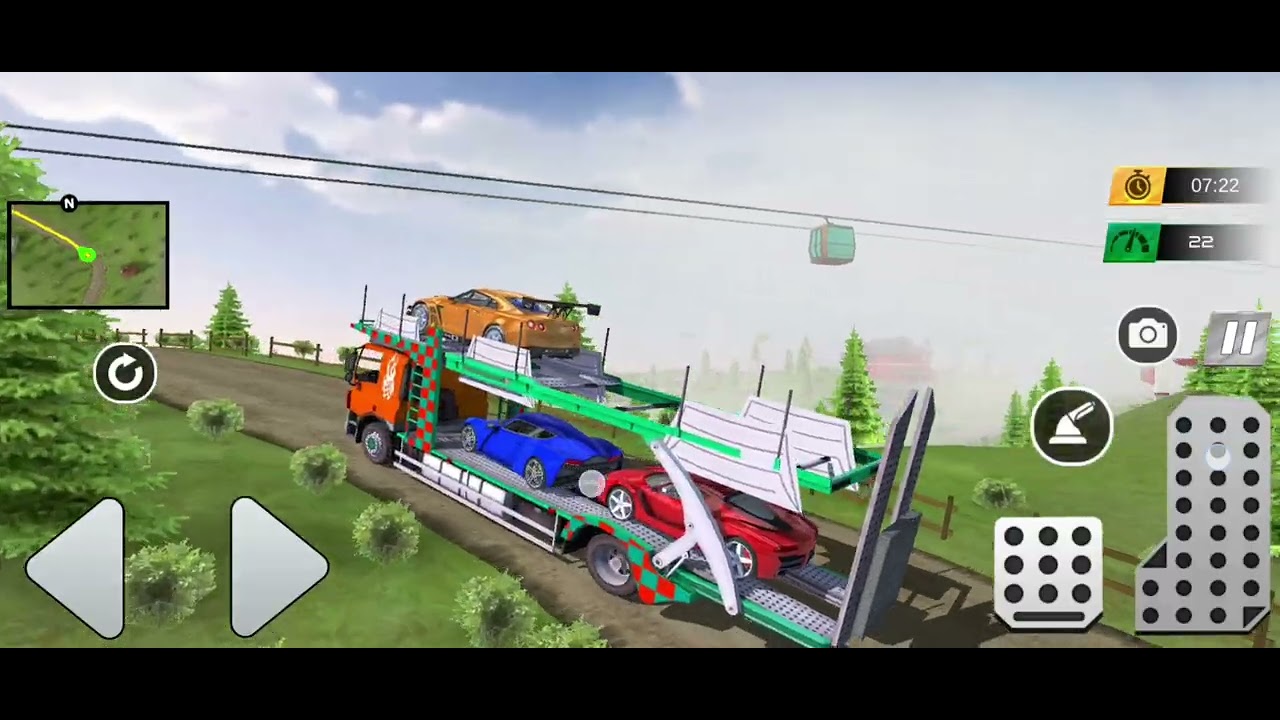 Transport trucks r being driven out of expensive vehicles (luxury cars) through the mountain #Beamng