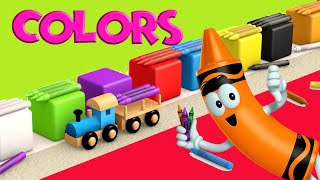Crayons colors for little kids | Learn English