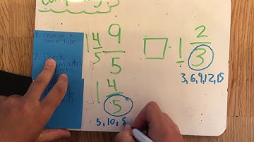 Comparing Improper Fractions & Mixed Numbers