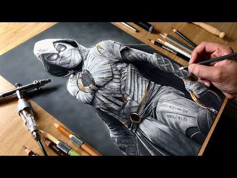 Drawing Moon Knight