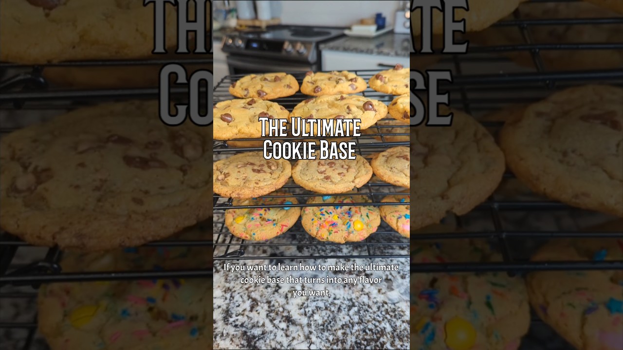 ЛУЧШЕЕ ПЕЧЕНЬЕ В ОКРУГЕ! В эту основу можно добавить что угодно! 