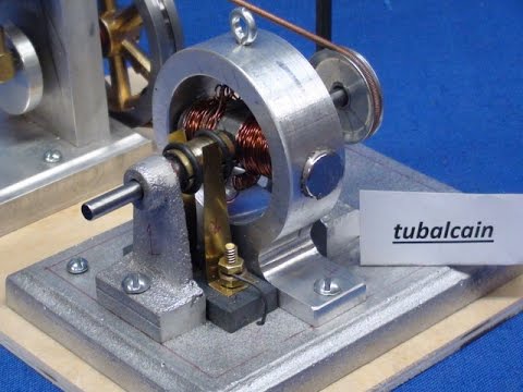 Pt 2 Tubalcain Builds A Model Generator For A Steam Engine