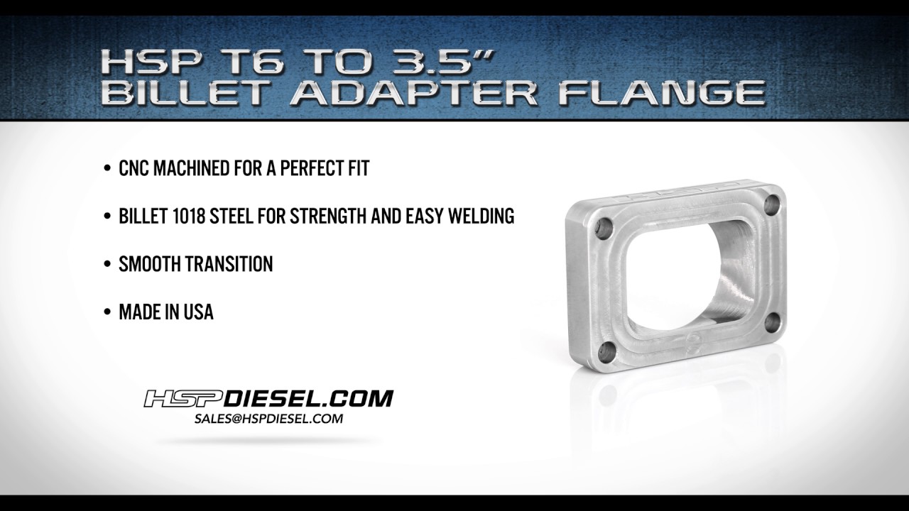 HSP T6 TO 3.5'' BILLET ADAPTER FLANGE