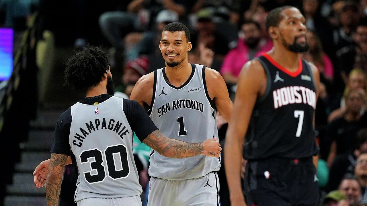 하늘은 왜 듀란트를 낳고 웸반야마 캐슬 팍스 센군을 낳았는가 | NBA 샌안토니오 VS 휴스턴