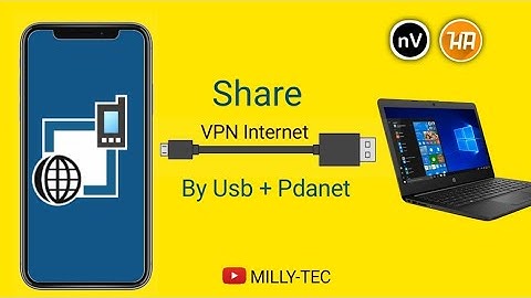 HOW TO SHARE VPN INTERNET USING PDANET+Usb Sharing PART 1