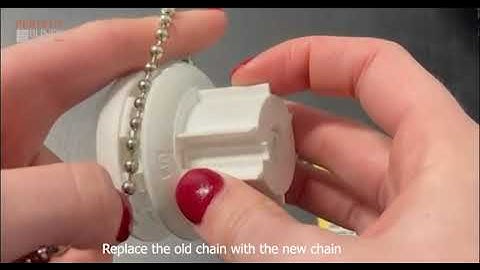 How to Change a chain on a Louvolite chain drive - standard chain op Louvolite Clutches
