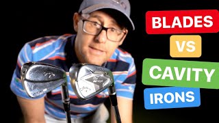 GOLF CLUB BASICS BLADES VS CAVITY BACK IRONS