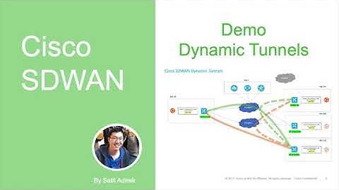 Cisco SDWAN - [DEMO Series] Dynamic Tunnels