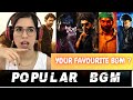 Top 10 Most Popular BGM REACTION ft Master,Petta,ArjunReddy,Asuran,Theri,Saaho,Kaithi,VikramVedha