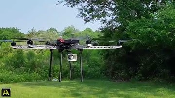 Stark H6 Hexacopter w/ UHF PA Speaker System - Harris Aerial