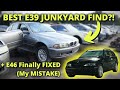 JUNKYARD E39 Find, AND the E46 Wagon is FINALLY DONE!