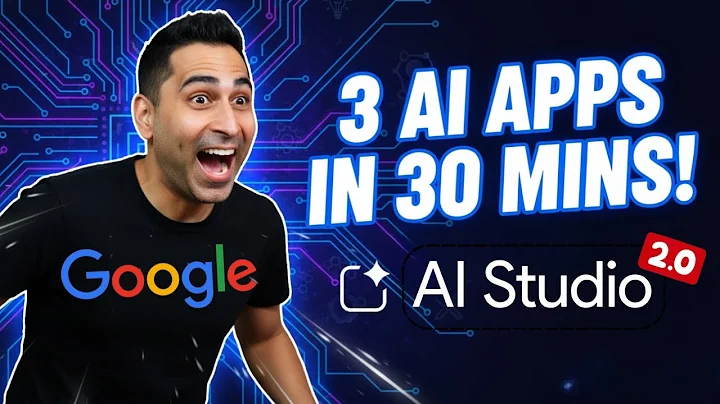 3 AMAZING Apps From Scratch Using Google's NEW AI Studio!
