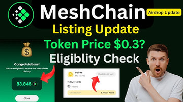 Meshchain Airdrop Update | Meshchain Check Allocation, Eligibility Criteria, TGE, Price Update