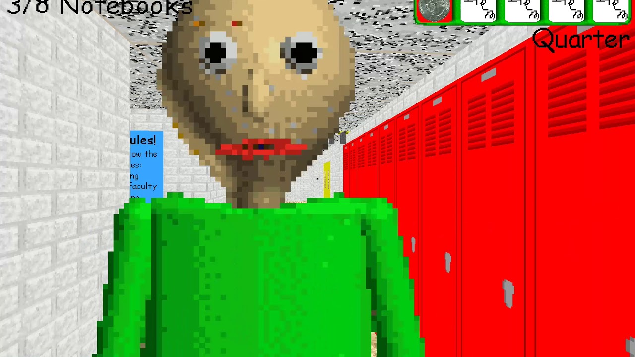 Baldi's Basics Demo #5 On a obtenu tous les notebooks! - YouTube