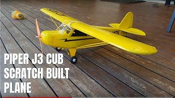 Piper J3 Cub scratch built plane