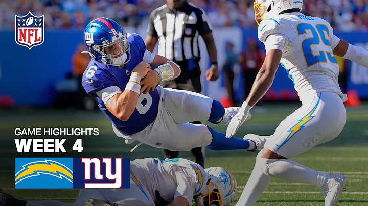 Los Angeles Chargers vs. New York Giants Game Highlights | 2025 NFL Season Week 4