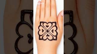 heart shape mehndi designs 🌹🌿 || #mehndi #creativehenna #henna #mehndidesign #hennatatto