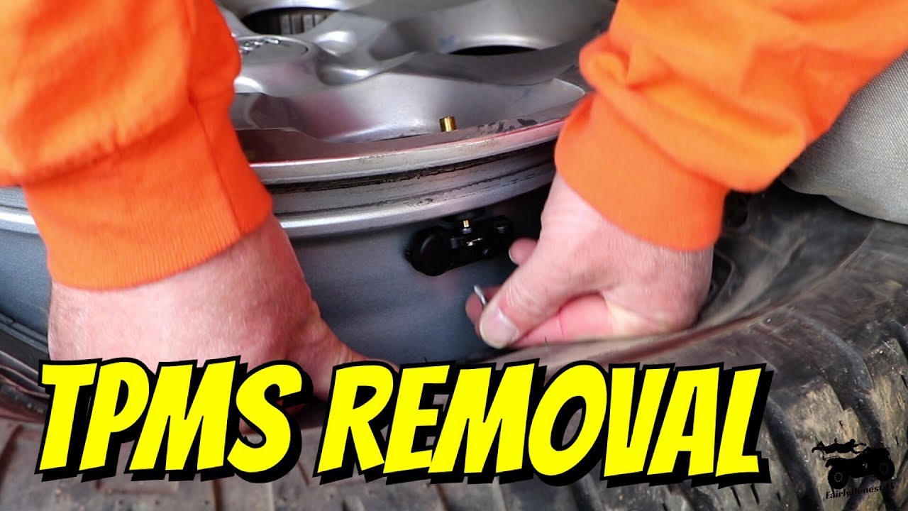 Jeep Wrangler (TPMS) Sensor Removal - YouTube