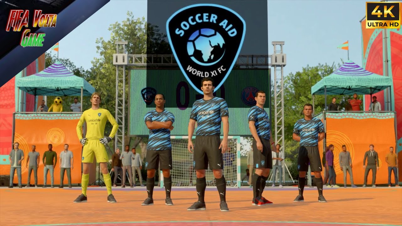 FIFA Volta gameplay | Football Legends vs PSG | 4K