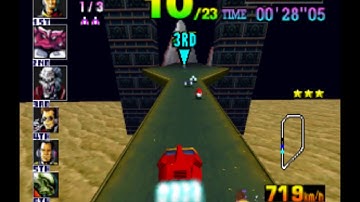 F-Zero: Xtreme Velocity - Queen Series: Crater Land 2 - Loop Circuit