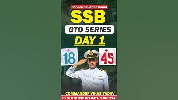 What is  GTO Tasks In SSB Interview [Explained] | SSB Interview 2025 | Cmd. Vikas Yadav #ssb #shorts