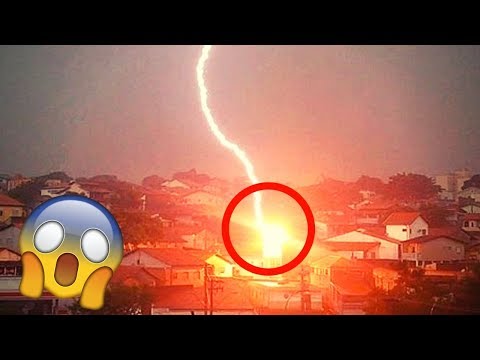 TOP 10 SHOCKING LIGHTNING STRIKES CAUGHT ON CAMERA | Ultra Life