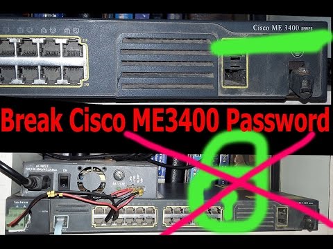 Password Recovery # Cisco Switch Password Recovery Procedure Me 3400