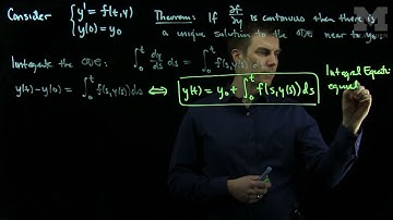 Iteration and Existence Uniqueness