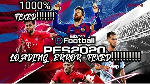 Pes loading error....??????PES 2020 #PES #PES2020 #errorfix