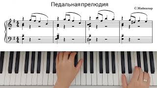 Pedal Prelud S.Maykapar [Piano Tutorial & Sheets] / Педальная прелюдия на ПИАНИНО с нот С.Майкапар