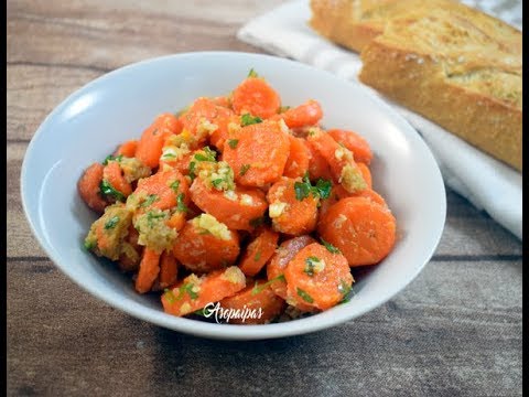 Como preparar zanahorias alinadas