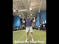 Behind the Head Press - Neck/Shoulder/Upper Back pain relief