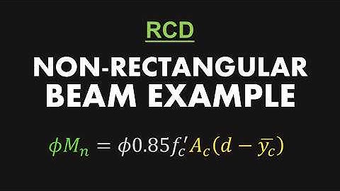 Example - Non-Rectangular Beam Analysis | RCD (🇵🇭 Tagalog 🇵🇭)