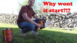 Stihl Chainsaw won't start!! - Fuel line replacement