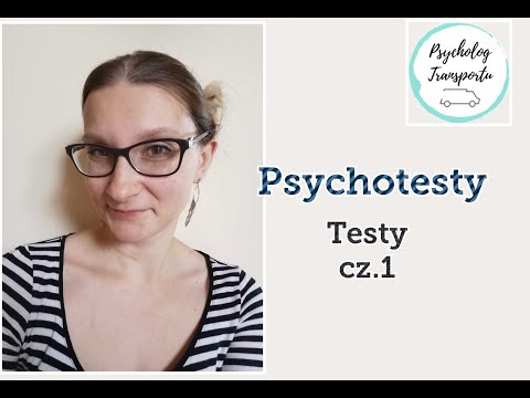 Wideo: Jakie Są Testy W Psychologii