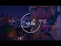 Midnight Chill at the Rooftop | Ambient Lofi + 1 Hour Focus Timer