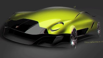 Car Rendering workflow (PS + Sketchbook Pro)