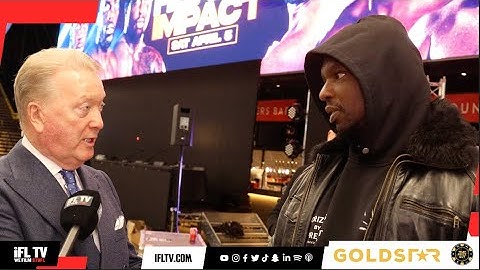 'I'M NOT BEING DISRESPECTFUL ..' - DILLIAN WHYTE LEFT STUNNED BY FRANK WARREN/ ON JOYCE, AJ, CHISORA