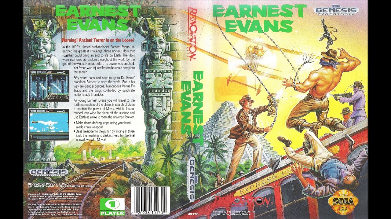 Earnest Evans　、Genesis版