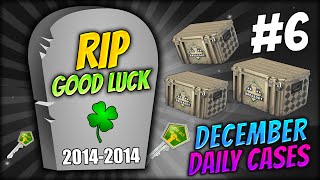 RIP LUCK 2014-2014 ★ DECEMBER DAILY CASES DAY 6 - CS:GO CASE OPENING / UNBOXING