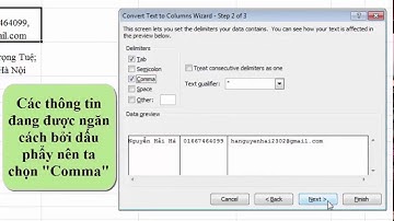 Thủ Thuật Excel - Tách dữ liệu thành nhiều cột với TEXT TO COLUMN