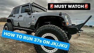 Jeep JK Mods YOU NEED To Run 37’s MUST WATCH
