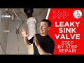 How To Repair a Leaky Sink | How To Replace a Sink Shut Off Valve