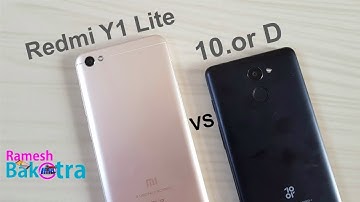 10 or D vs Redmi Y1 Lite Speed Test and Camera Compare