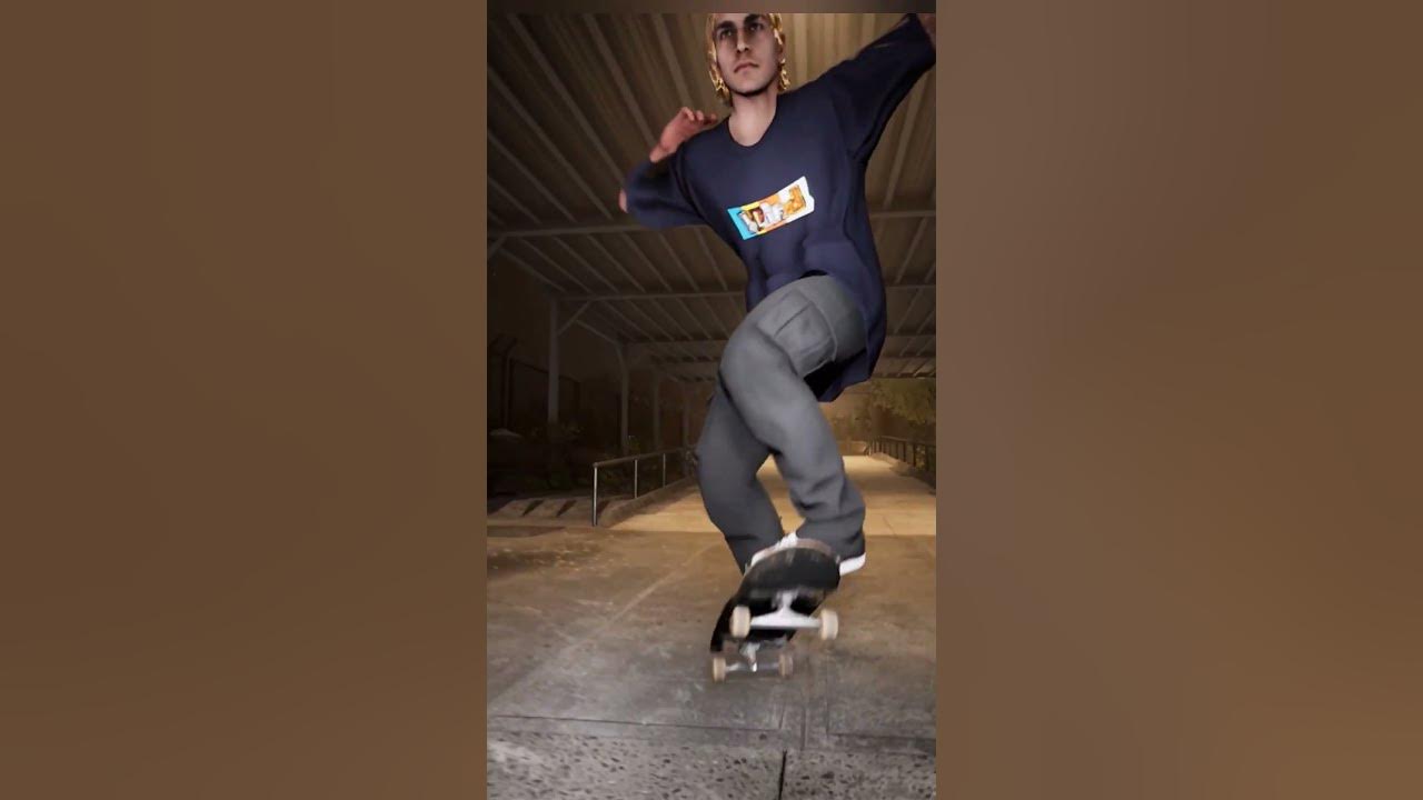 CLEAN SESSION SKATE SIM Frontside 180 Manual Fakie flip out - YouTube