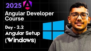 Angular Windows Setup | Angular Tutorial for Beginners in Hindi 2025 | Angular 18 Tutorial