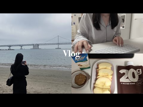 [Vlog] 예비고2 방학 브이로그/ 08년생 브이로그/ 부산 여행 🌊 | 류희진