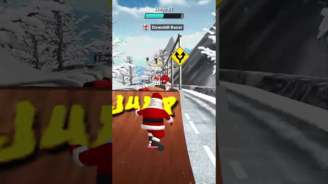 [Game of Supercent]🎅Santa is late with his delivery - Downhill Racer